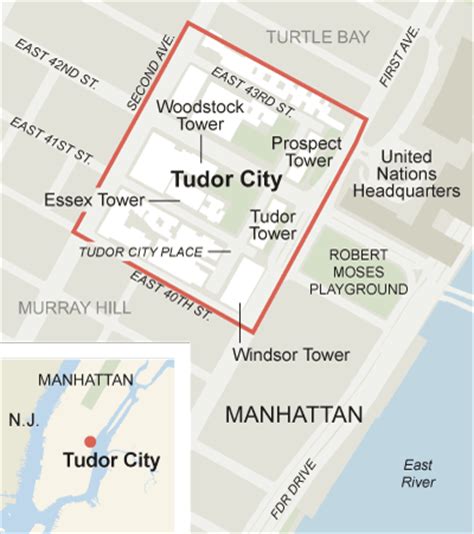 enrico tudor cit|tudor city map.